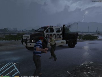 Fighting cops - GTA5