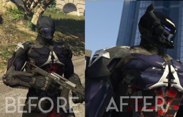 Improved Arkham Knight Add-On Ped [2K] - GTA5