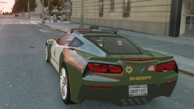 Corvette C7 Stingray Police - GTA4
