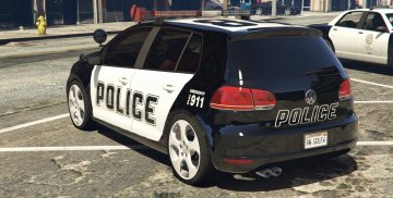 Volkswagen Golf Mk 6 Police - GTA5