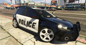 Volkswagen Golf Mk 6 Police - GTA5