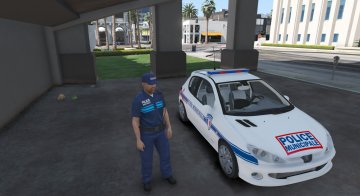 206 Police Municipale French 1.0.0 - GTA5