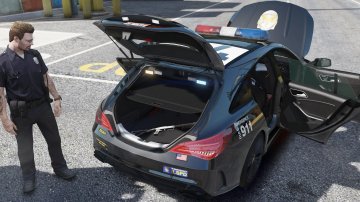 Mercedes-Benz CLA 45 AMG Shooting Brake 2016 POLICE - GTA5