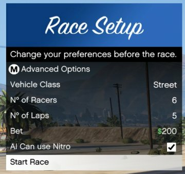 Street Races - GTA5