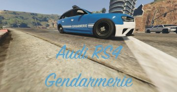 AUDI RS4 AVANT GENDARMERIE - GTA5