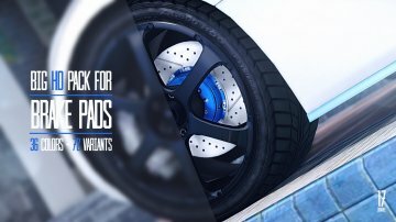 Big HD pack for brake pads (36 colors + 72 variants)