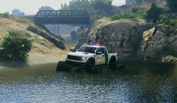Ford Raptor Border Patrol Monster Truck - GTA5