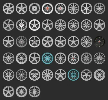 HQ B-Rims Pack #2 - GTA5