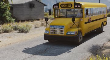 Caisson Elementary C School Bus [Add-On / Replace | Wipers] - GTA5