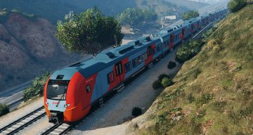 Siemens Desiro Rus Lastochka [Replace] - GTA5