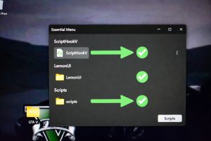 Guide installation Essential Menu LemonUI GTA 5 - ScriptHookV et LemonUI