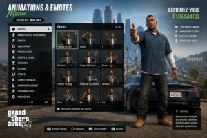 Mod Emotes GTA 5 : Menu d’Animations et Émotes pour le Mode Solo