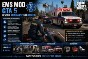 EMS Mod GTA 5 : devenir ambulancier ou médecin