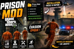 Prison Mod GTA 5 : aller en prison et préparer une évasion