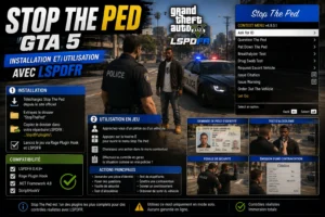 Stop The Ped GTA 5 : installation et utilisation avec LSPDFR